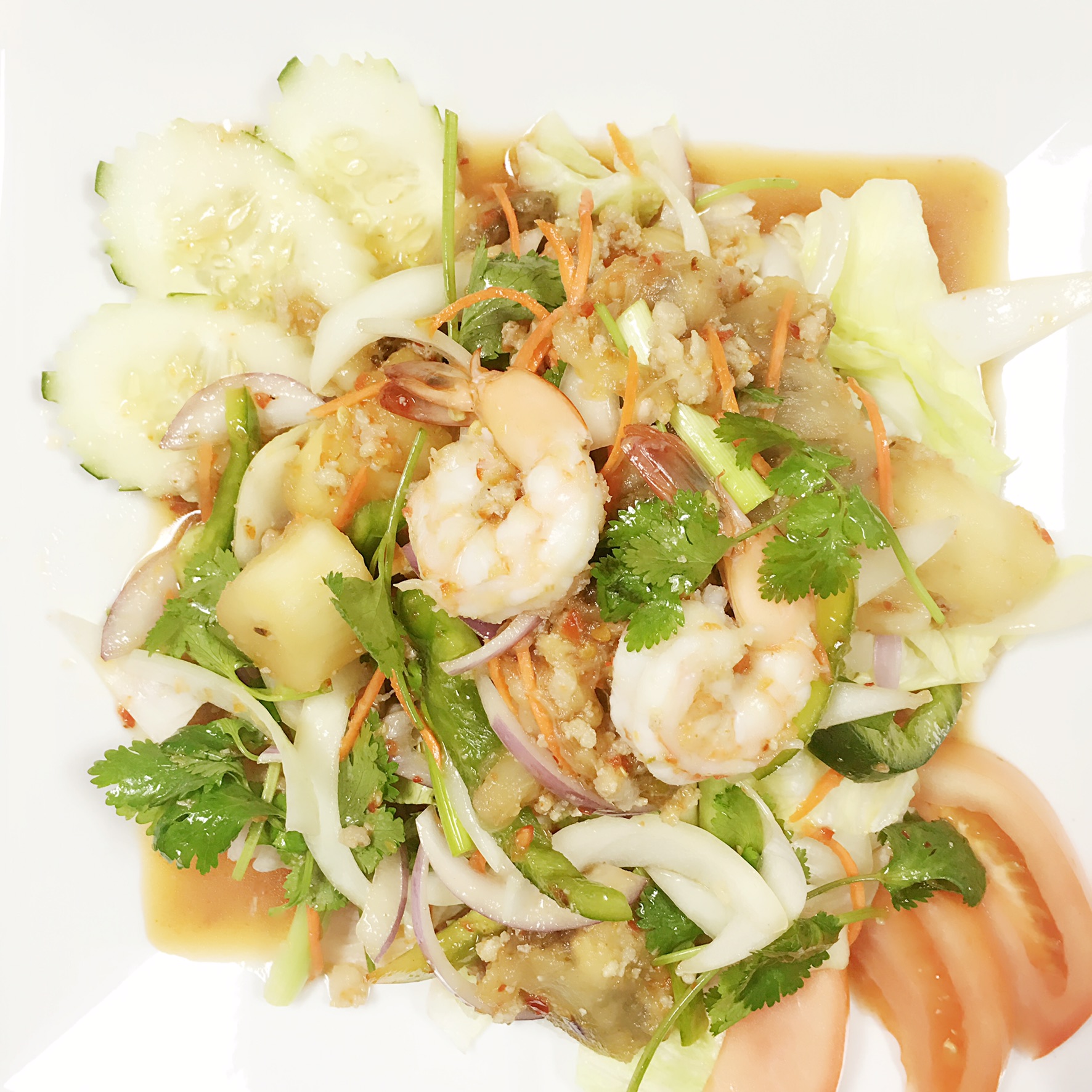 Order  Seafood Salad food online from Thai Aroy Dee store, Drexel Hill on bringmethat.com