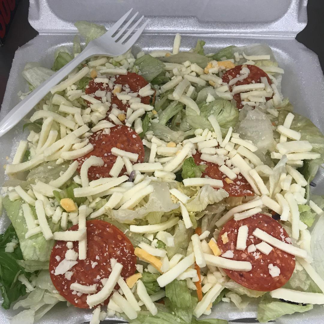 Order Elicia's Famous Salad food online from Elicia's Pizza - Gravois Ave. store, Saint Louis on bringmethat.com