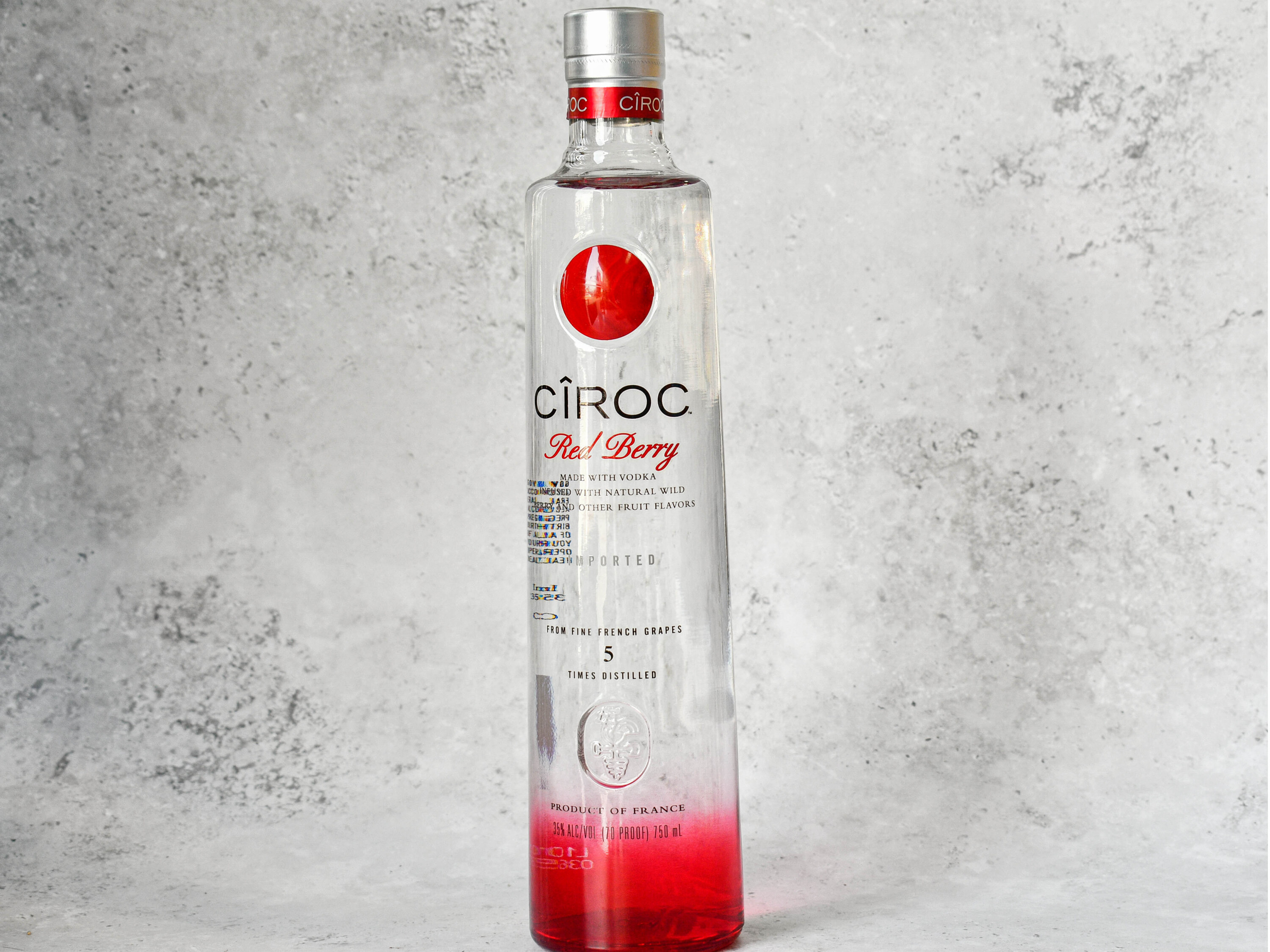 Order Ciroc Red Berry, 750 ml. Vodka food online from 888 Liquor store, Rosemead on bringmethat.com