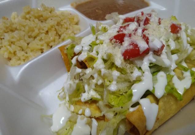 Order Flautas food online from Jarritos Mexican Restaurant store, Twin Falls on bringmethat.com