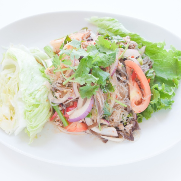 Order 19. Yum Woon-Sen Salad food online from House of thai on larkin store, San Francisco on bringmethat.com