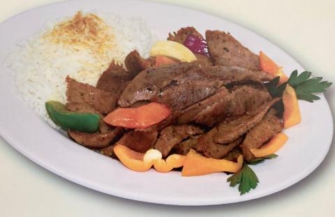 Order 10. Lamb and Beef Gyro Platter food online from Mint & Olives store, Seattle on bringmethat.com