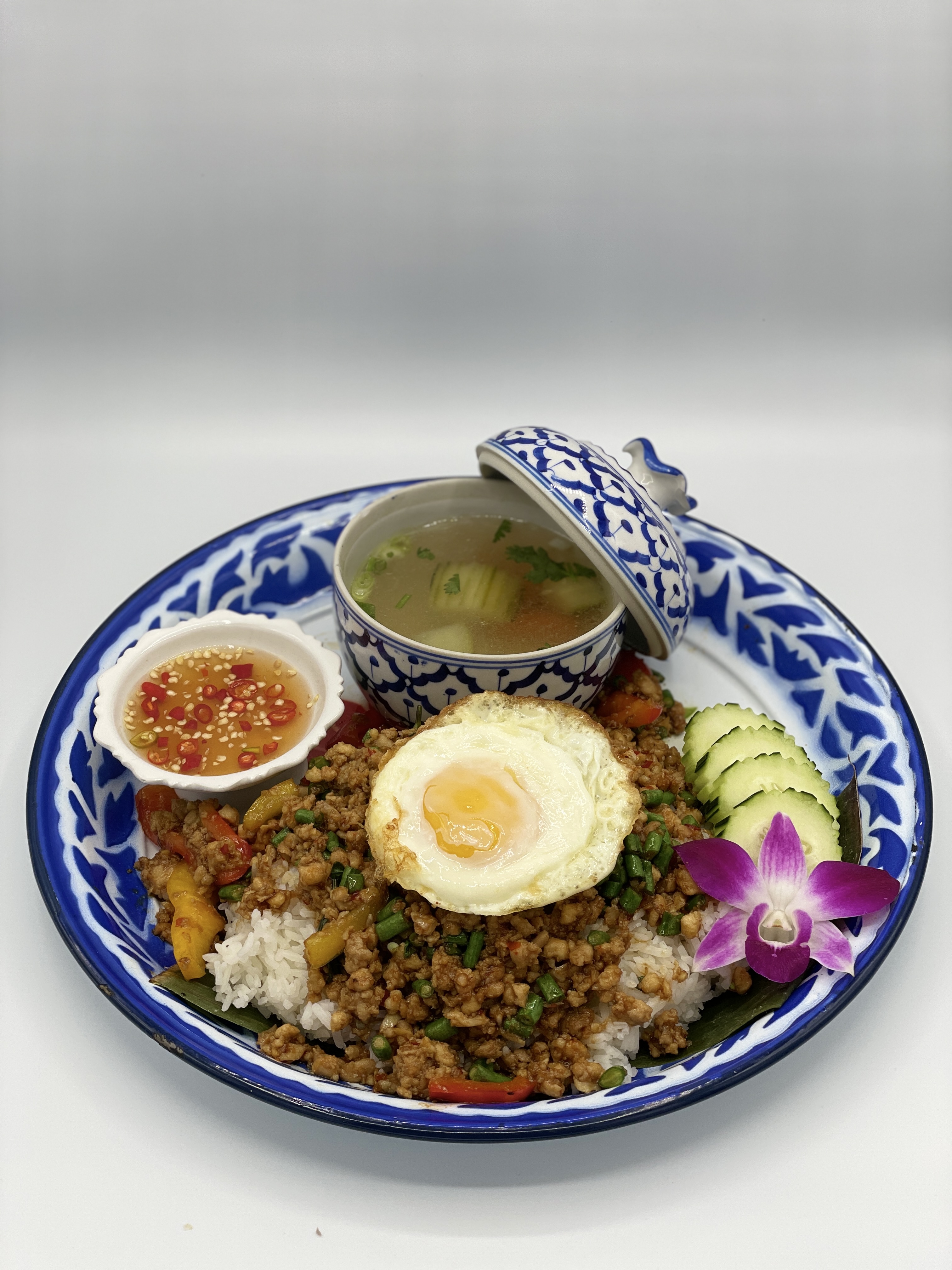 Order Spicy Thai Basil Chicken food online from Lao Table store, San Francisco on bringmethat.com
