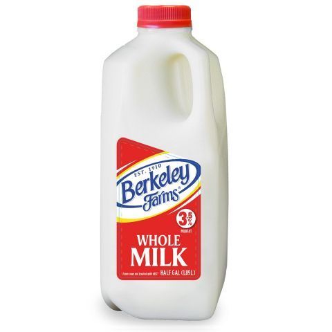 Order Berkeley Farms Whole Milk Half Gallon food online from 7-Eleven store, Manteca on bringmethat.com
