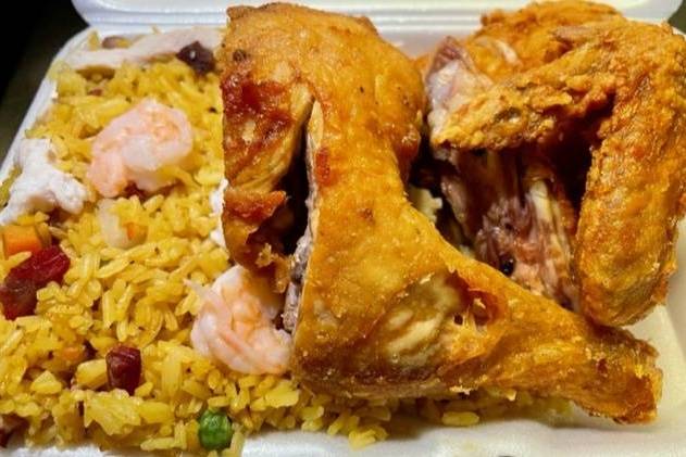 Order Fried Half Chicken with House Special Fried Rice food online from Sui Min House store, Paterson on bringmethat.com