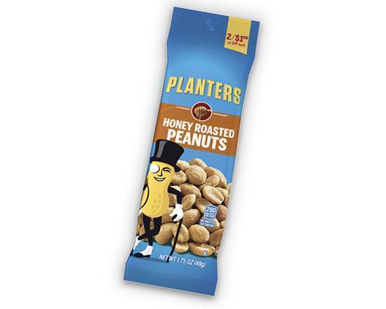 Order Planters Tube, Roasted or Salted Peanuts (1.75 oz) food online from ampm store, Carmichael on bringmethat.com