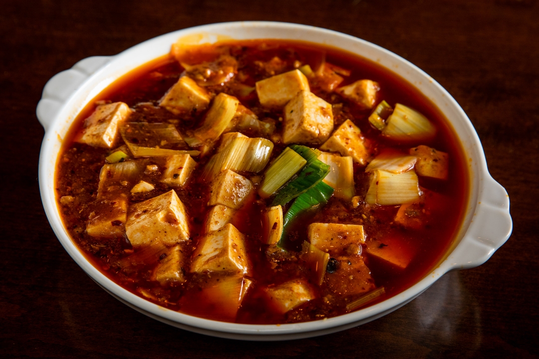 Order 麻婆豆腐 Mapo Tofu with Minced Pork food online from Han Dynasty store, Exton on bringmethat.com