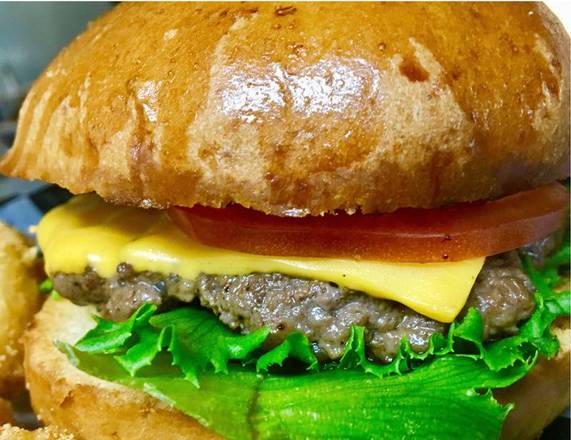 Order #3 Premium Cheeseburger food online from Menches Brothers store, Uniontown on bringmethat.com