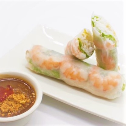 Order Shrimp Spring Rolls (2pcs) food online from Kim Son Cafe - Memorial store, Houston on bringmethat.com