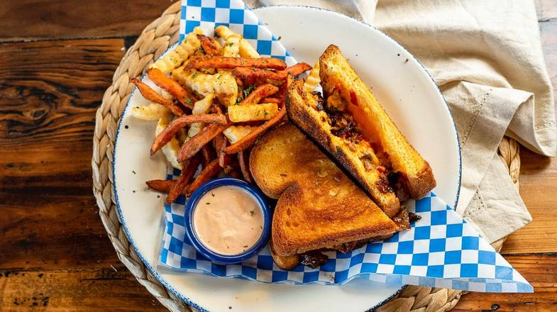 Order Brisket Grilled Cheese* food online from Mama Bird Southern Kitchen store, Las Vegas on bringmethat.com