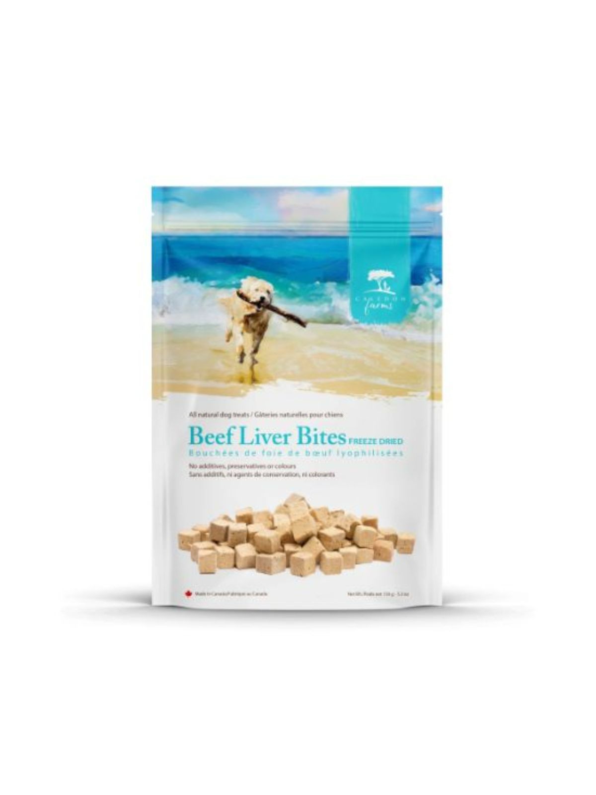 Order Caledon Farms Beef Liver Bite Dog Treats (5.3 oz) food online from Stock-Up Mart store, Minneapolis on bringmethat.com