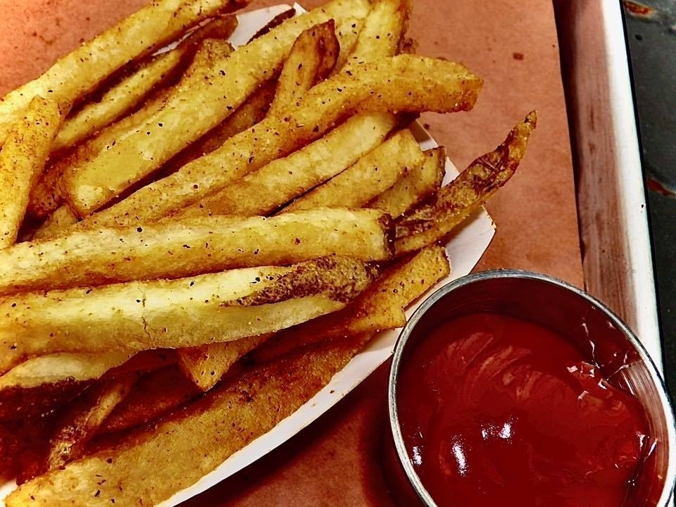 Order Fries food online from 2 Guys 1 Pit Bbq & Catering store, Tomball on bringmethat.com