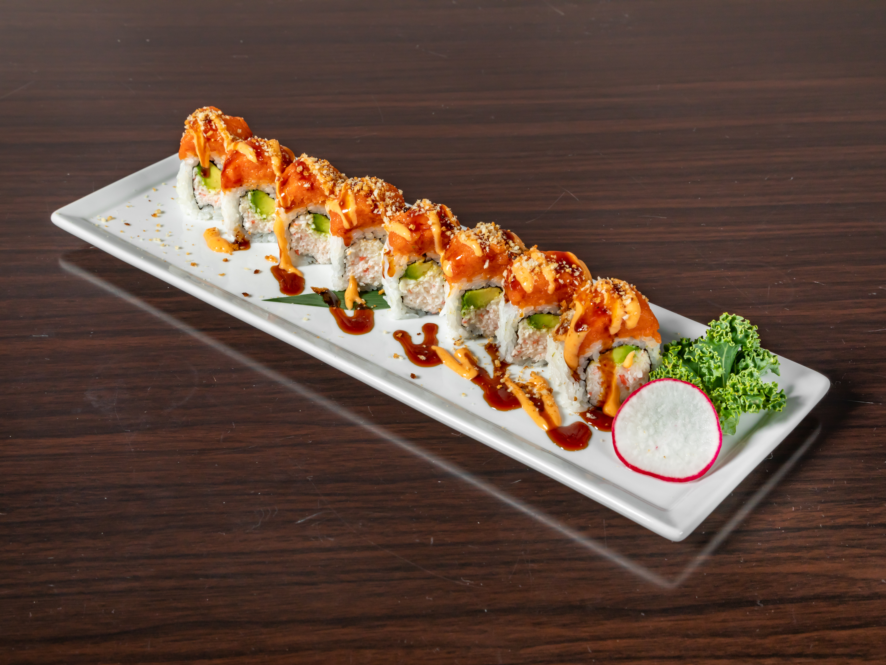 Order Fire Dragon Roll food online from Hotto Sushi store, Orange on bringmethat.com