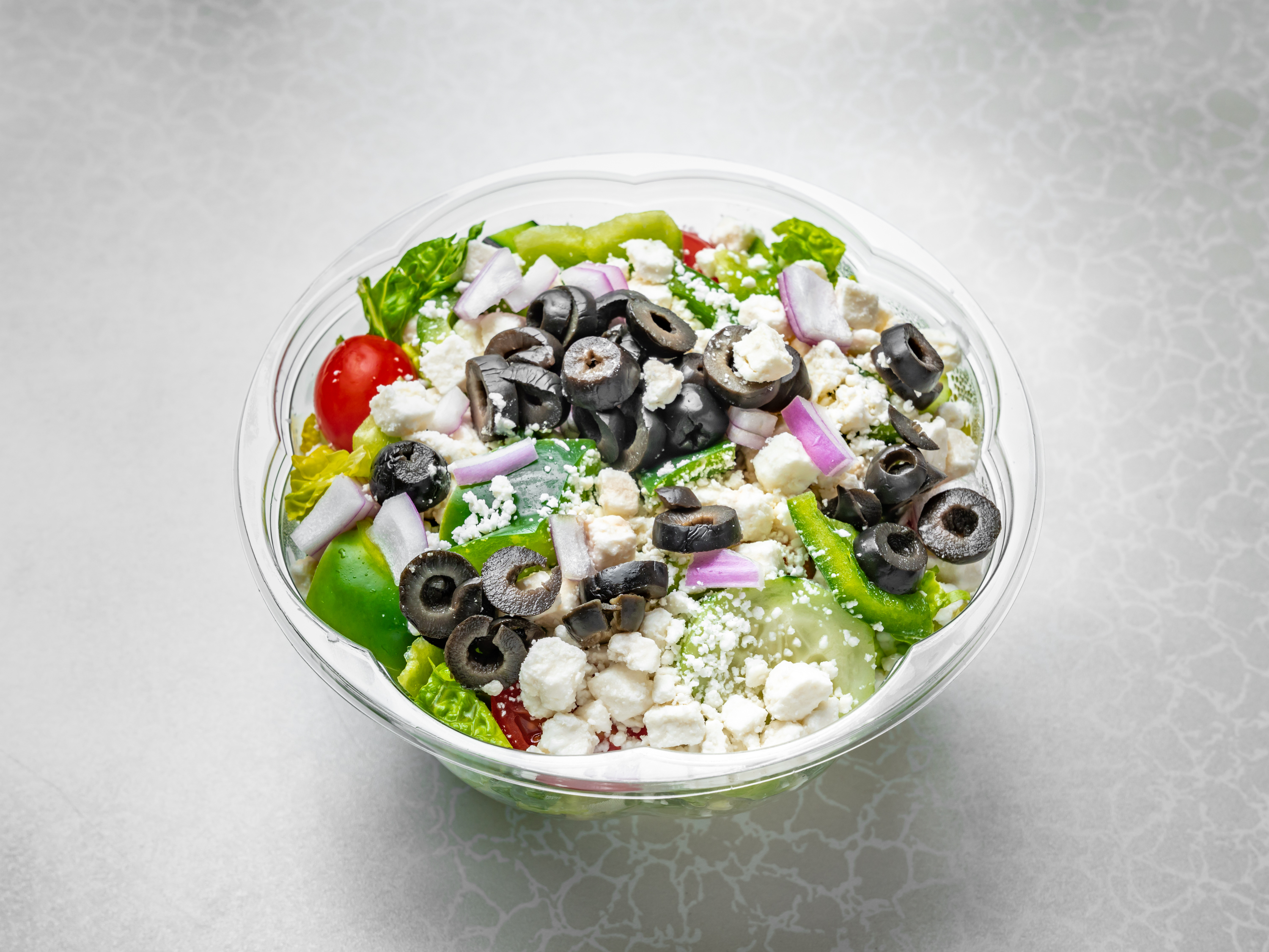 Order Greek Salad food online from Sandwich express store, Plainview on bringmethat.com