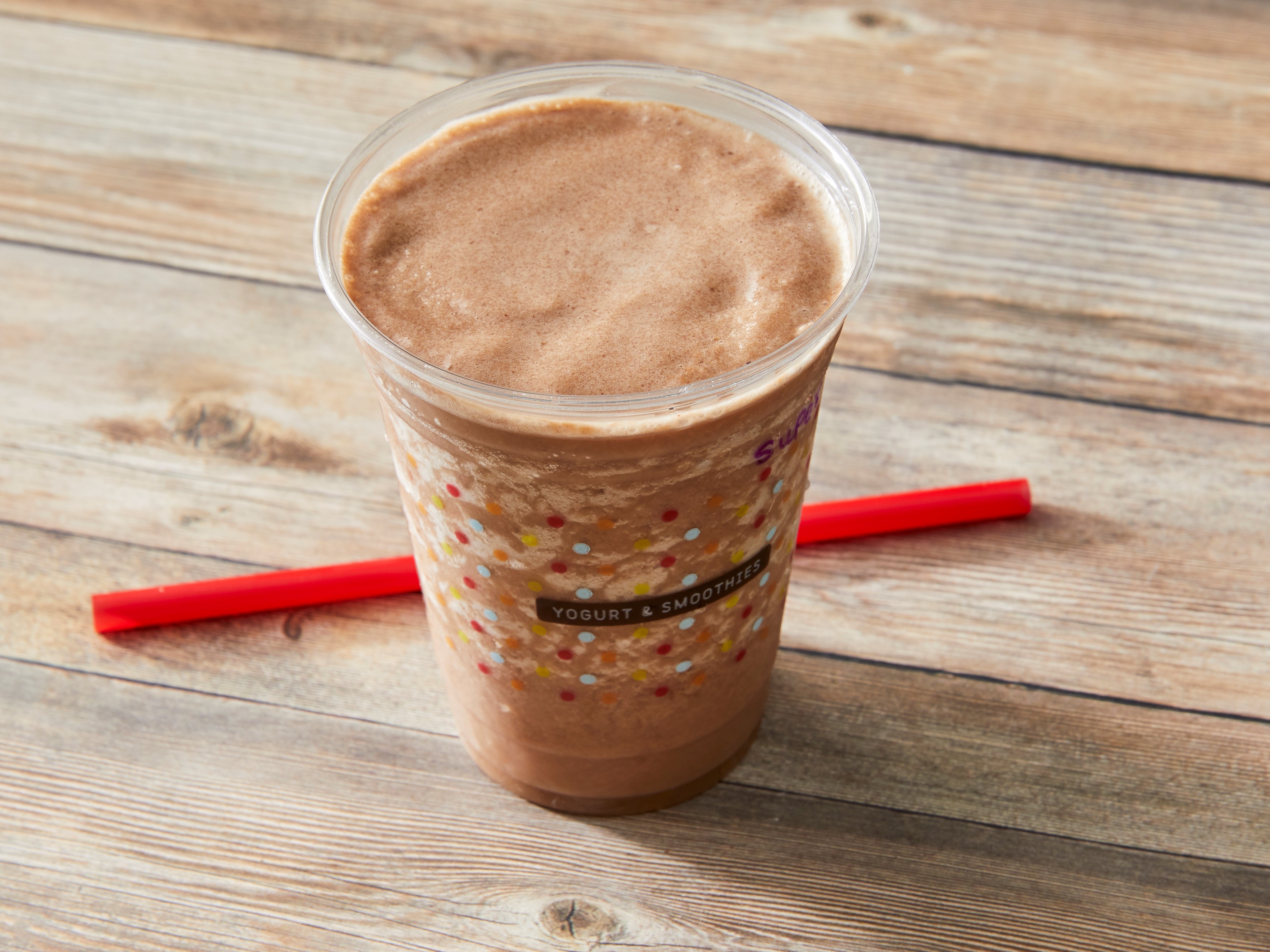 Order Super Peanut Butter Cup Smoothie food online from Red Mango store, McAllen on bringmethat.com