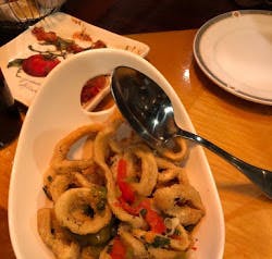 Order Fried Crispy Calamari - Appetizer food online from Mama Mia Ristorante store, Marmora on bringmethat.com