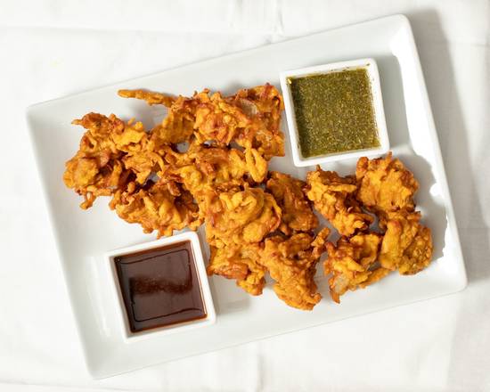 Order Mixed Vegetable Pakoda food online from Teji's Indian Grill store, Austin on bringmethat.com