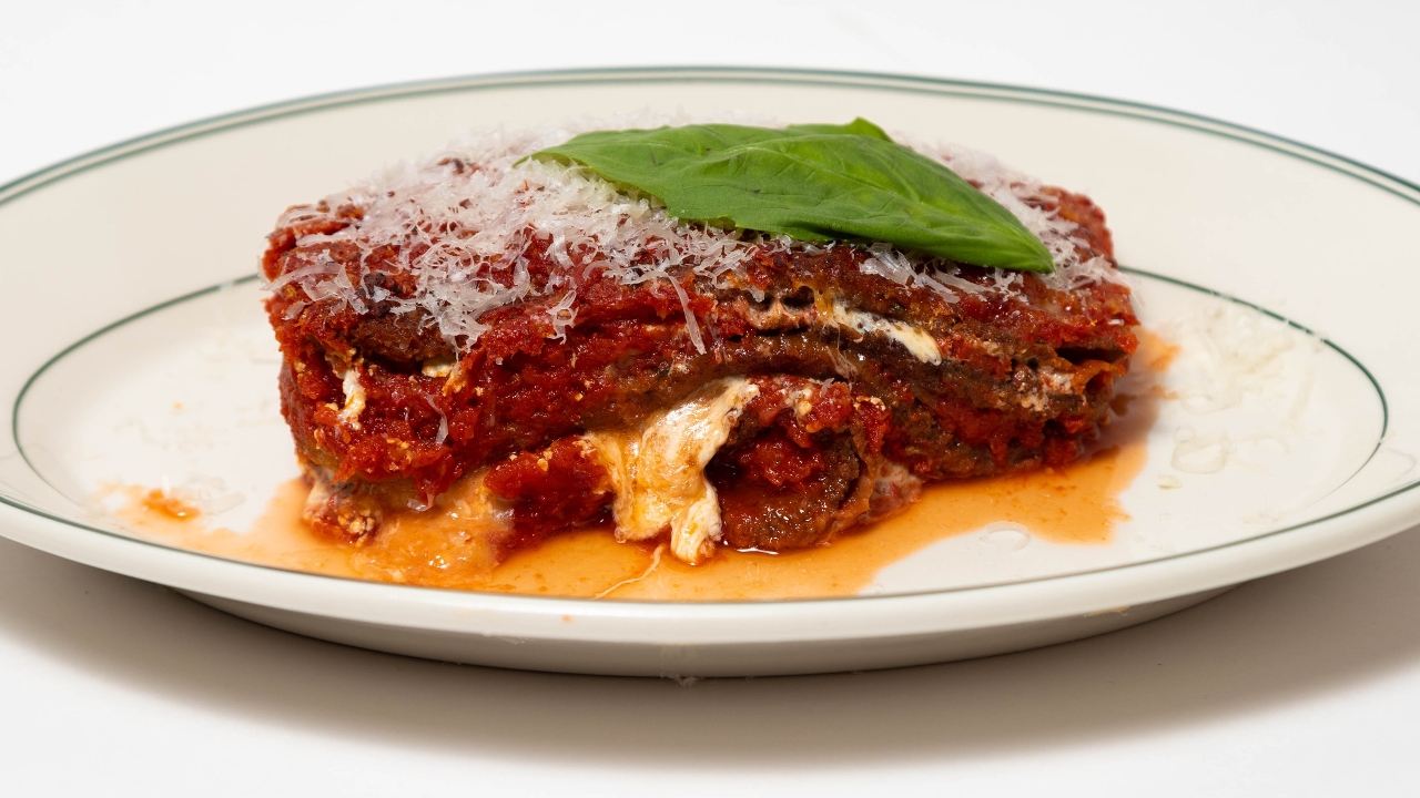Order EGGPLANT PARM PLATTER food online from Parm store, New York on bringmethat.com