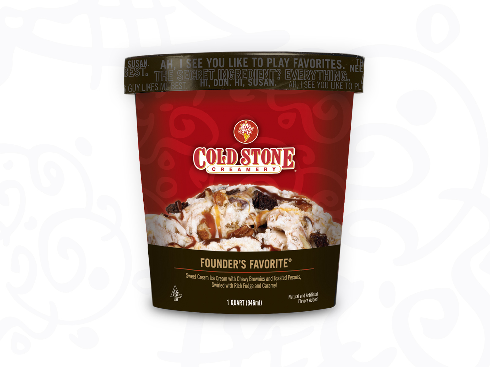Order 1 Quart of Founder's Favorite food online from Cold Stone Creamery store, Albany on bringmethat.com