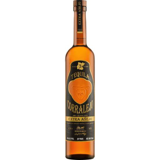Order Corralejo Tequila Extra Anejo  (750 ML) sku:140346 140346 food online from Bevmo! store, Ladera Ranch on bringmethat.com