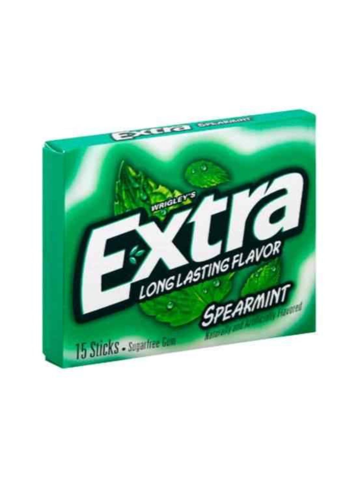 Order Extra Spearmint Sugarfree Gum Stick (15 count) food online from Light Speed Market store, Los Angeles on bringmethat.com