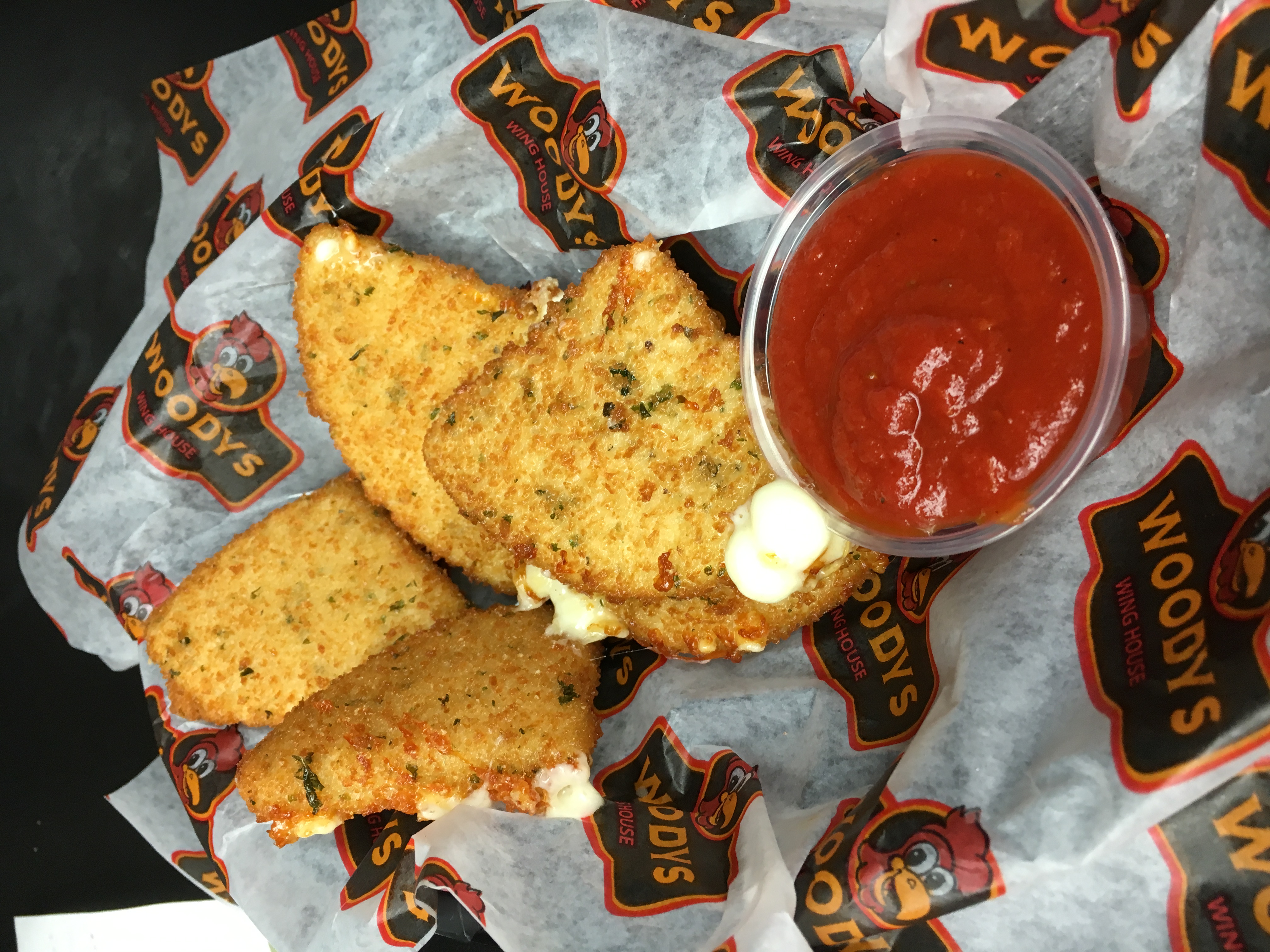 Order Mozzarella Sticks food online from Woody Wing House store, Columbus on bringmethat.com