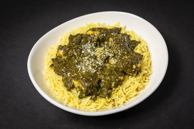 Order Spinach Saag Paneer food online from Curry Up Now store, Decatur on bringmethat.com