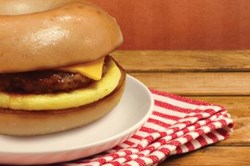 Order Egg and Cheese Sandwich With Meat food online from Great American Bagel store, Frankfort on bringmethat.com