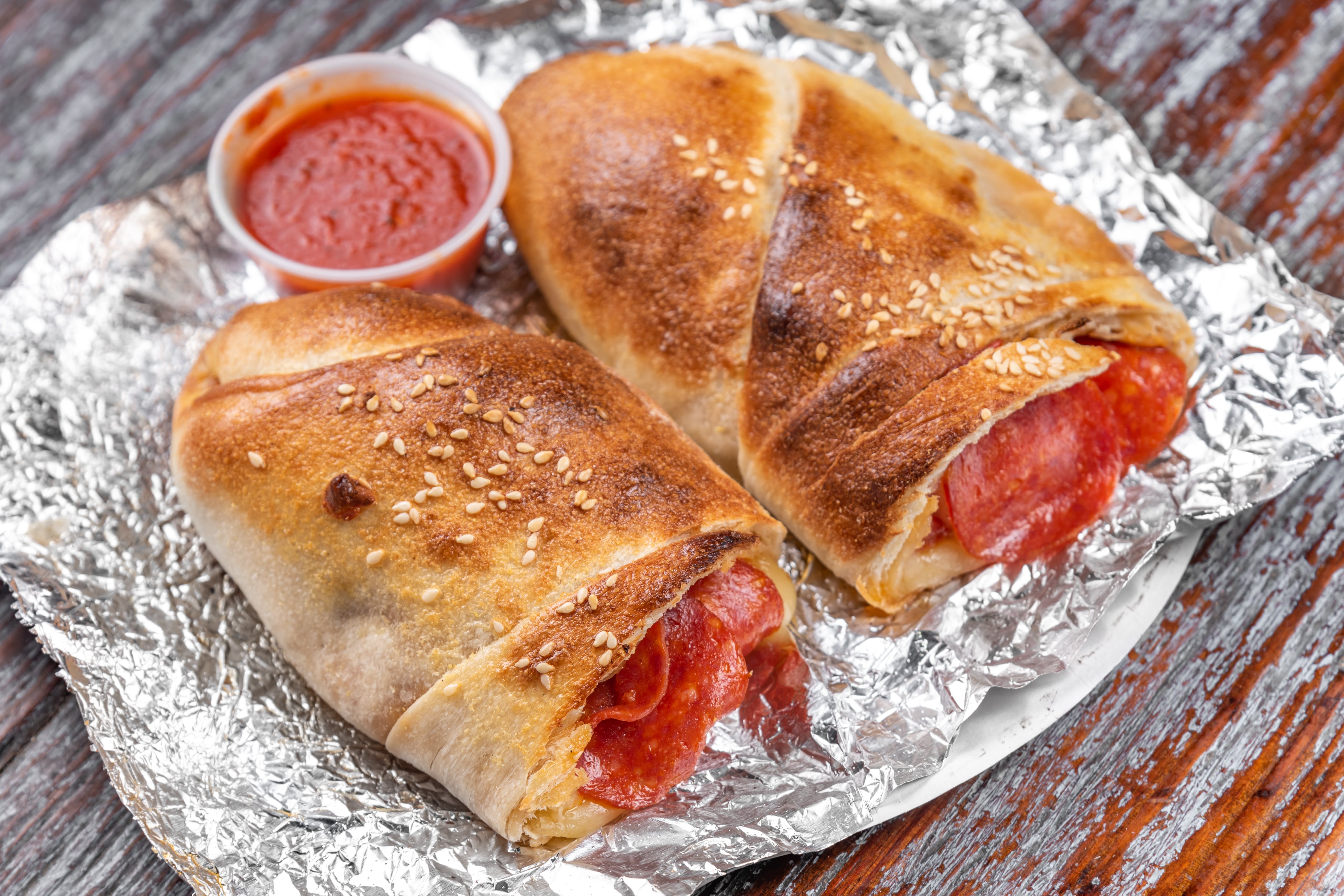 Order Pepperoni Roll - Roll food online from Pizza republic store, Hoboken on bringmethat.com