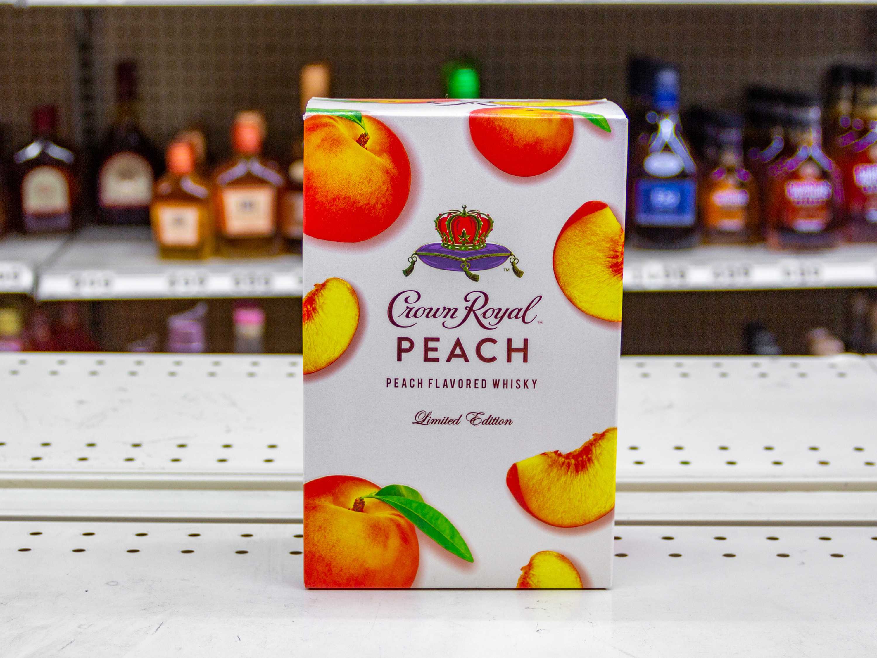 Order Crown royal peach  750ml food online from Phil Liquor store, Chino on bringmethat.com