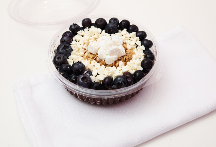 Order The White Chocolate Acai Bowl food online from 16 Handles store, New York on bringmethat.com
