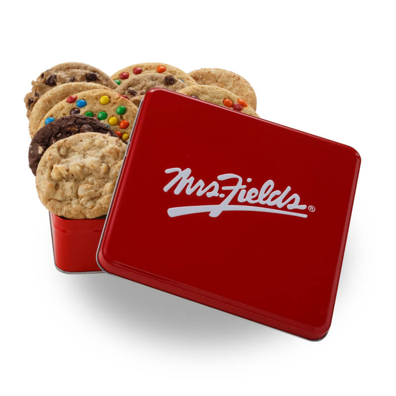 Order Cookie Gift Tins food online from Mrs. Fields store, Merrillville on bringmethat.com