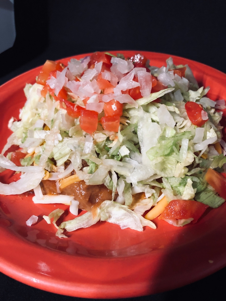 Order Tostada food online from Poco Mexican/American Restaurant, Bar & Comedy Cabaret store, Doylestown on bringmethat.com