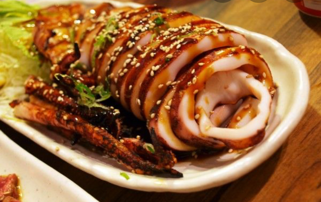 Order BBQ Squid food online from Sushi Hana store, Boulder on bringmethat.com