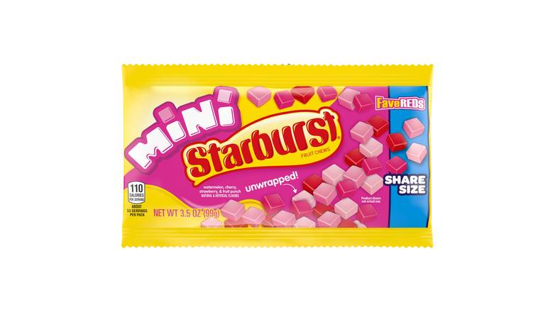 Order Starburst Favered'S Minis Fruit Chews Candy 3.5 oz food online from Valero Food Mart store, Murrayville on bringmethat.com