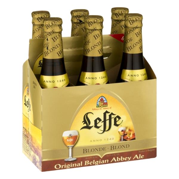 Order Leffe Belgian ale 6-Pack, 12 oz. Bottle food online from Yours Wholesome Foods store, New York on bringmethat.com