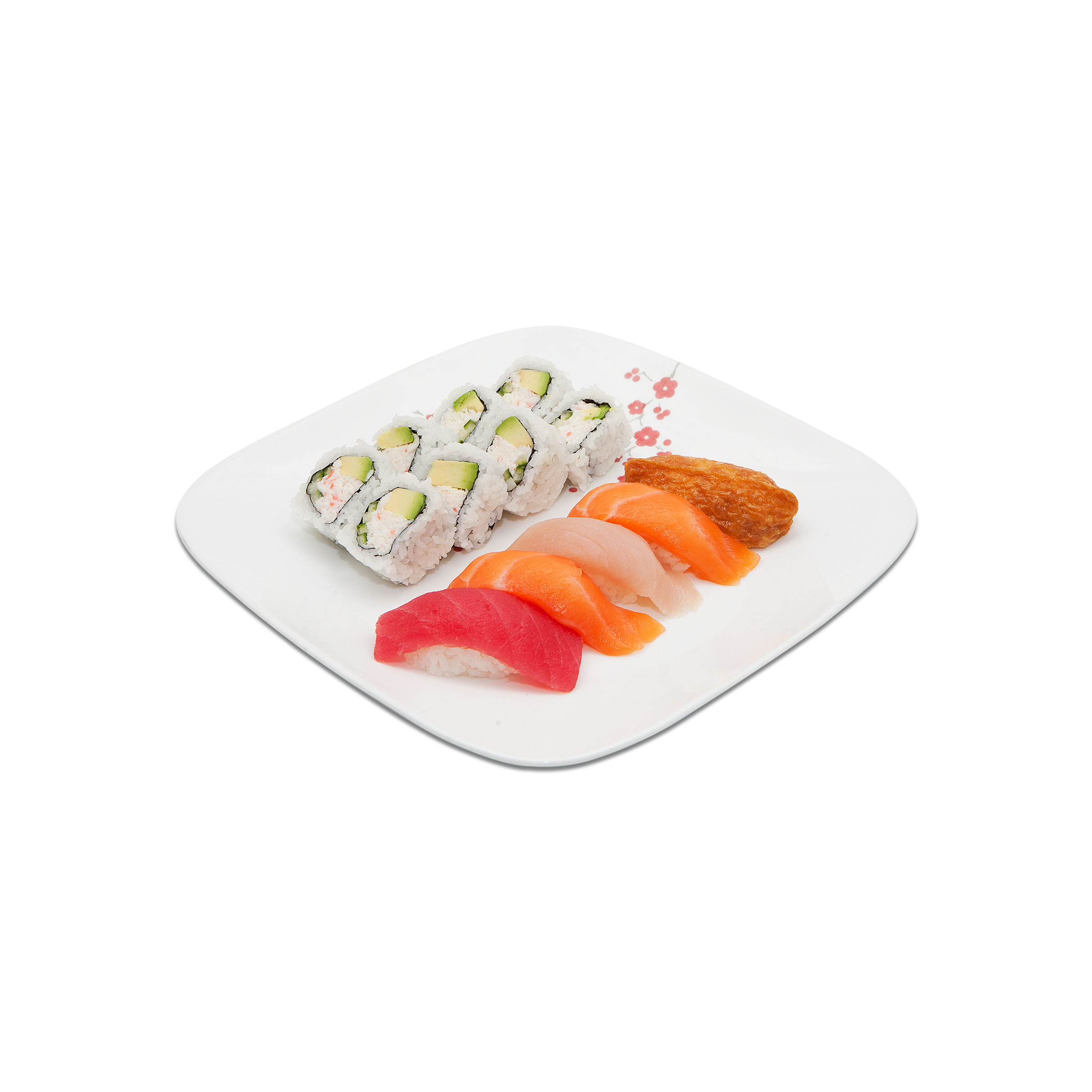 Order C. Sushi and Roll Combo Lunch food online from Sushi Kudasai store, Bellevue on bringmethat.com