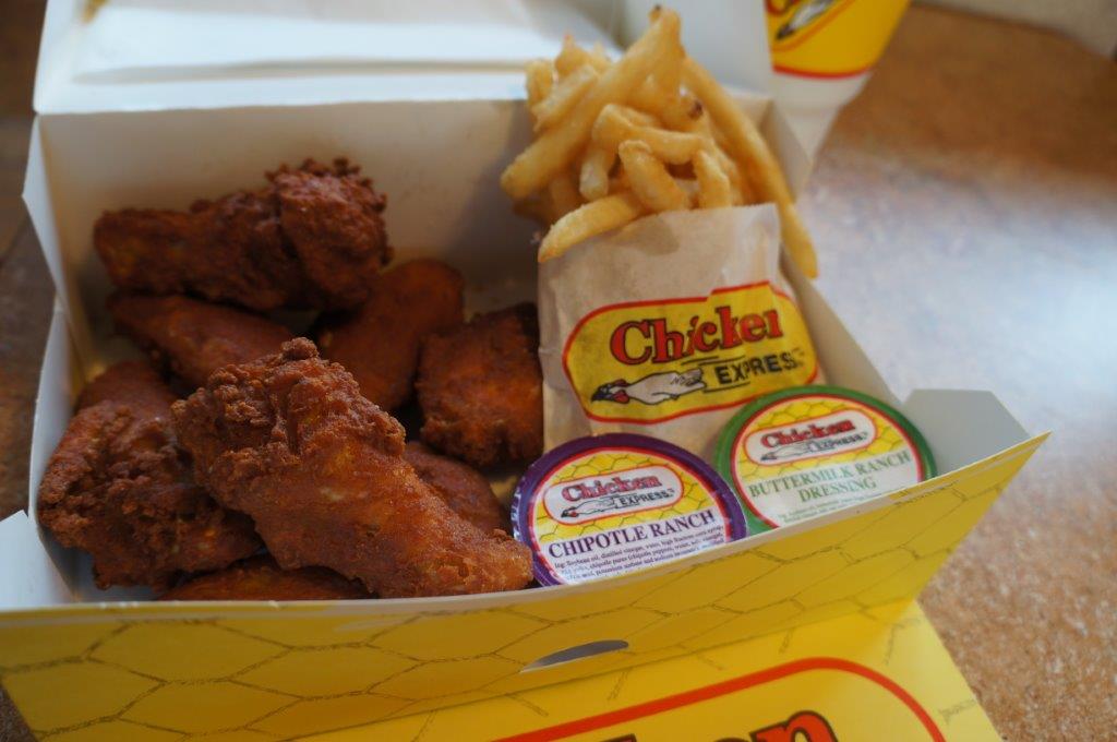 Order Six Piece Hot Wings Combo Meal food online from Chicken Express store, Seguin on bringmethat.com