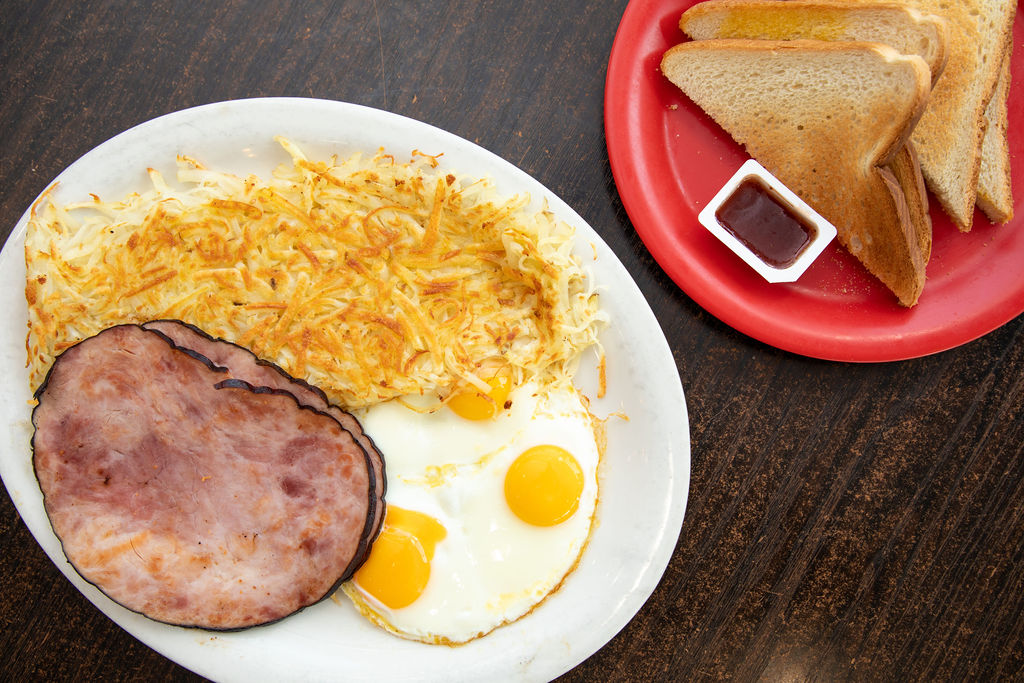 Order Ham and Eggs food online from Manuel Burger store, Los Angeles on bringmethat.com