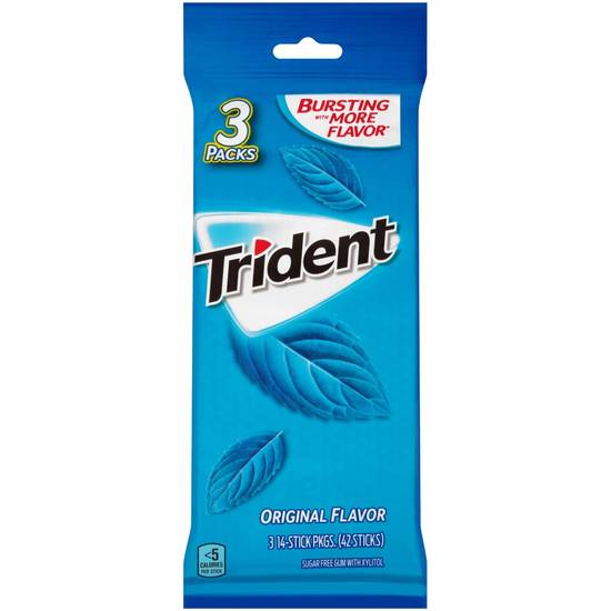 Order Trident Multipack Gum, Original, 42 CT food online from CVS store, ORO VALLEY on bringmethat.com