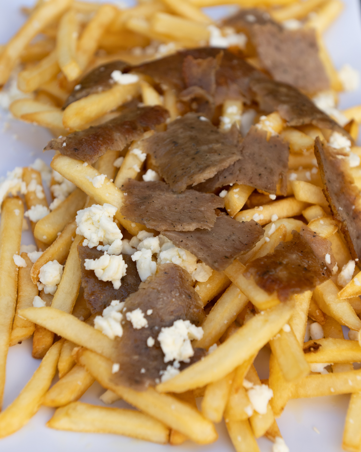 Order Greek Style French Fries        food online from Harbor Greek Cafe store, San Diego on bringmethat.com