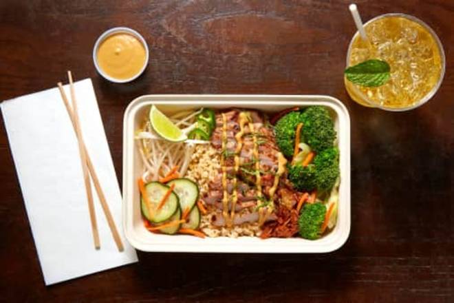 Order Pork (All Toppings) food online from Asian Box store, Irvine on bringmethat.com