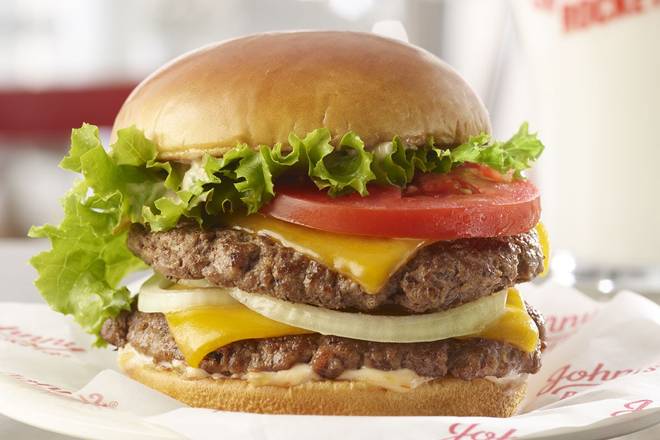Order Rocket Double food online from Johnny Rockets store, Anaheim on bringmethat.com