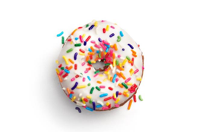 Order White Iced with Sprinkles Cake food online from Shipley Donuts store, Copperas Cove on bringmethat.com