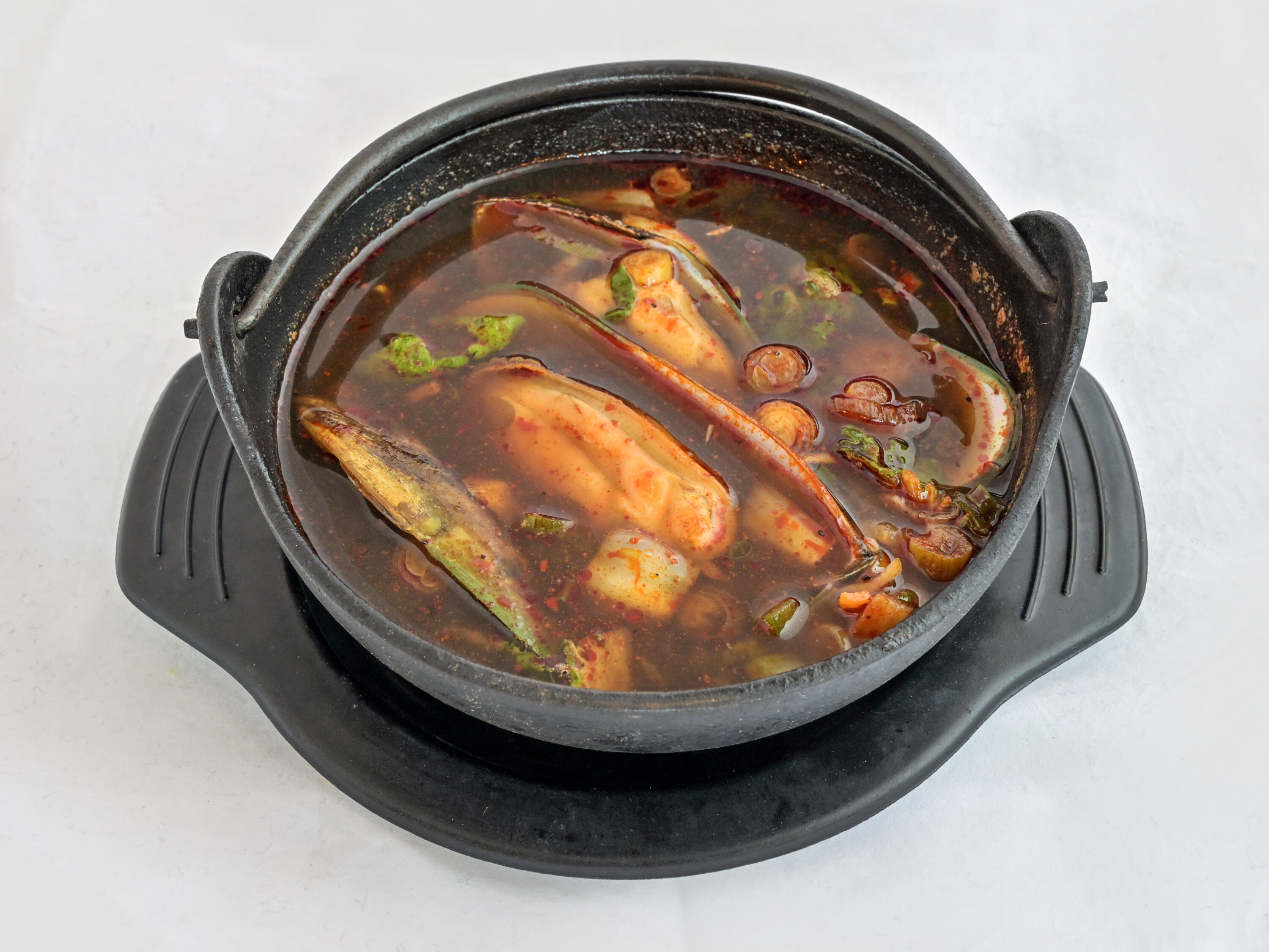 Order  Spicy Mussel Soup food online from Mr Sushi store, Pompton Lakes on bringmethat.com