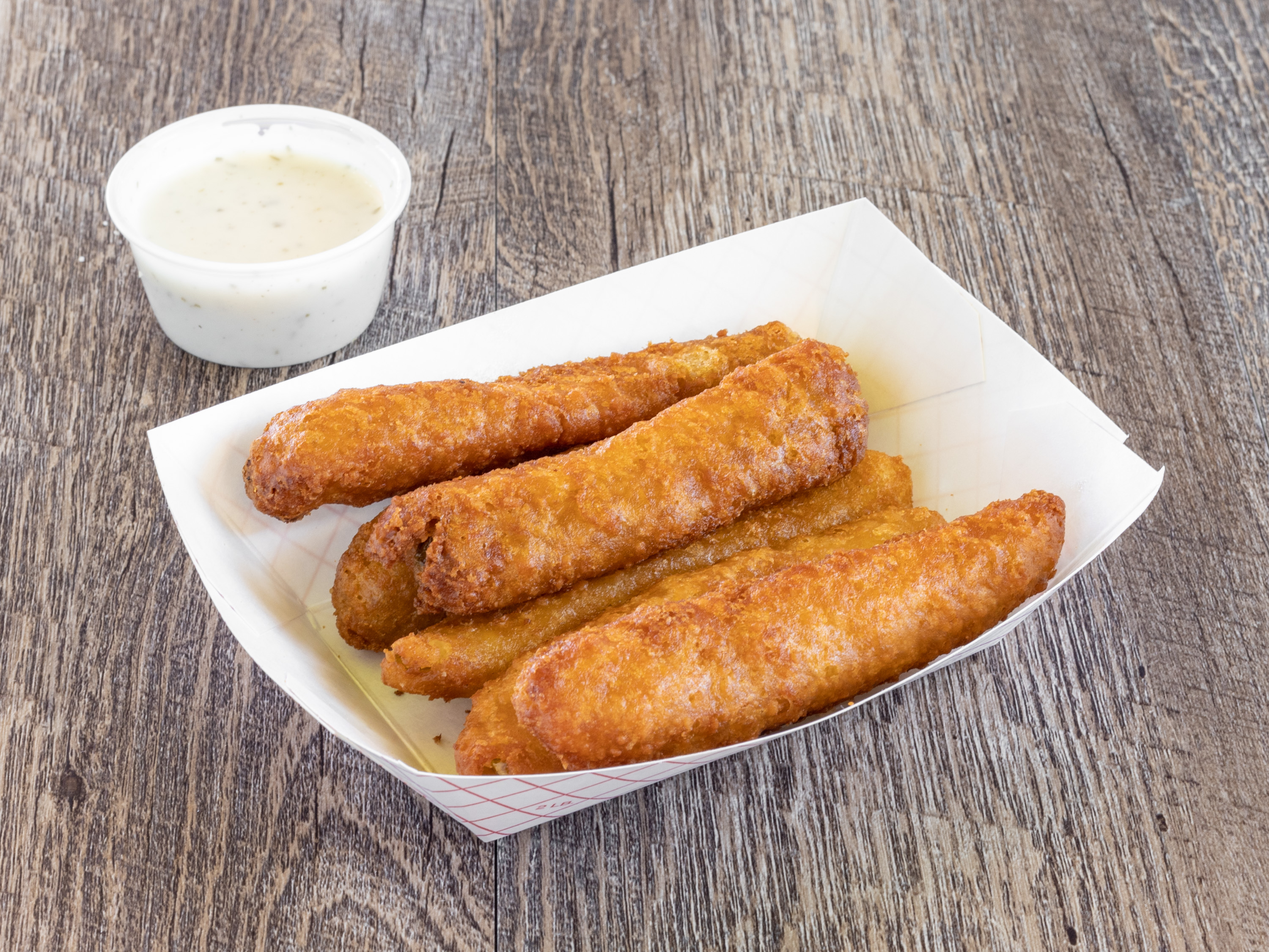 Order Order of Fried Pickles food online from The Faktory store, San Antonio on bringmethat.com