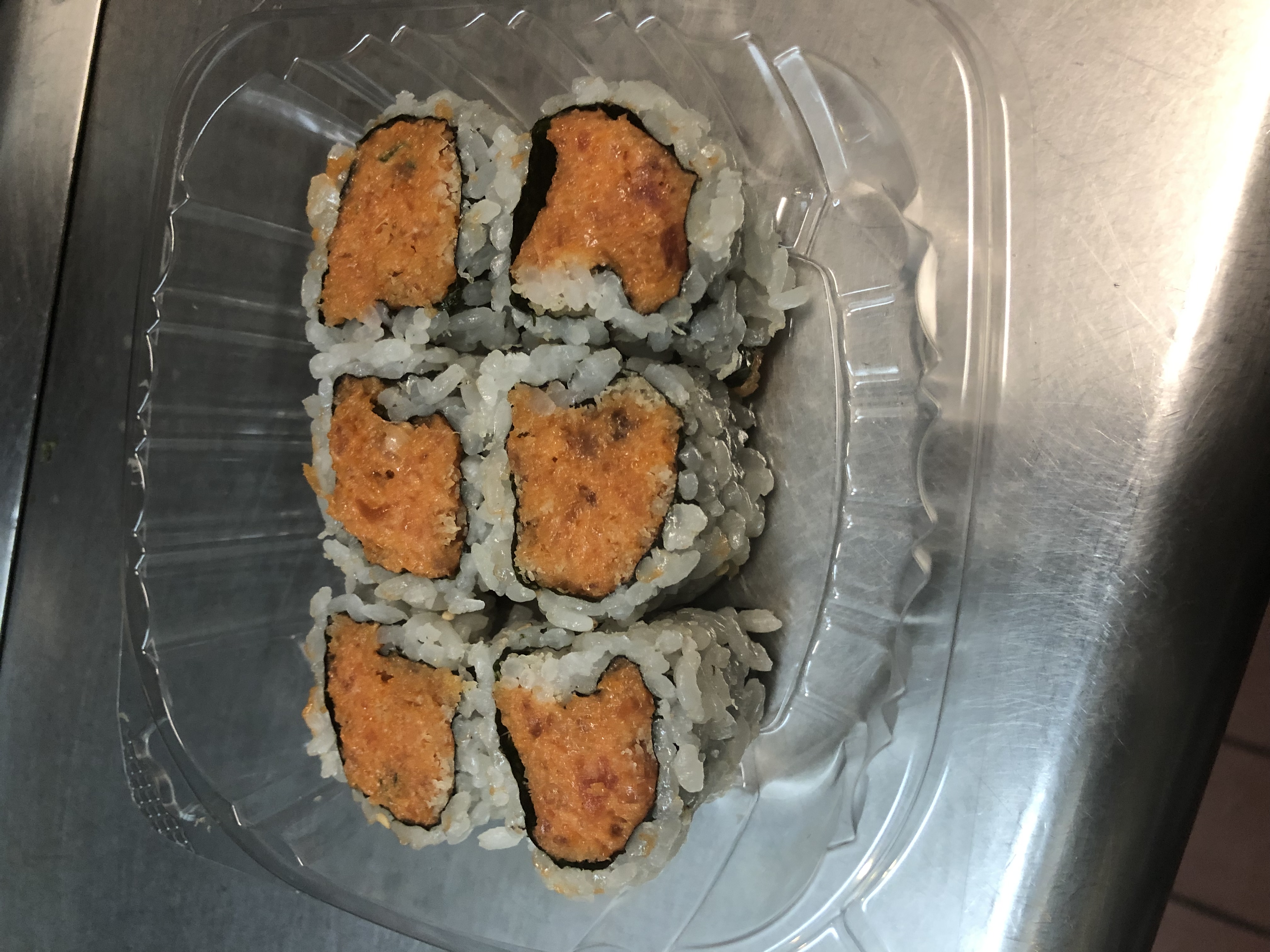 Order 149. Spicy Crunchy Tuna Roll food online from Yummy sushi store, New York on bringmethat.com