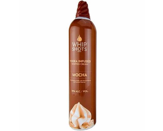 Order WhipShots Vodka Infused Mocha Whipped Cream 200ml Can food online from Windy City Liquor Market store, El Cajon on bringmethat.com