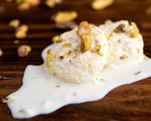 Order Ras Malai food online from Aga Restaurant & Catering store, Houston on bringmethat.com