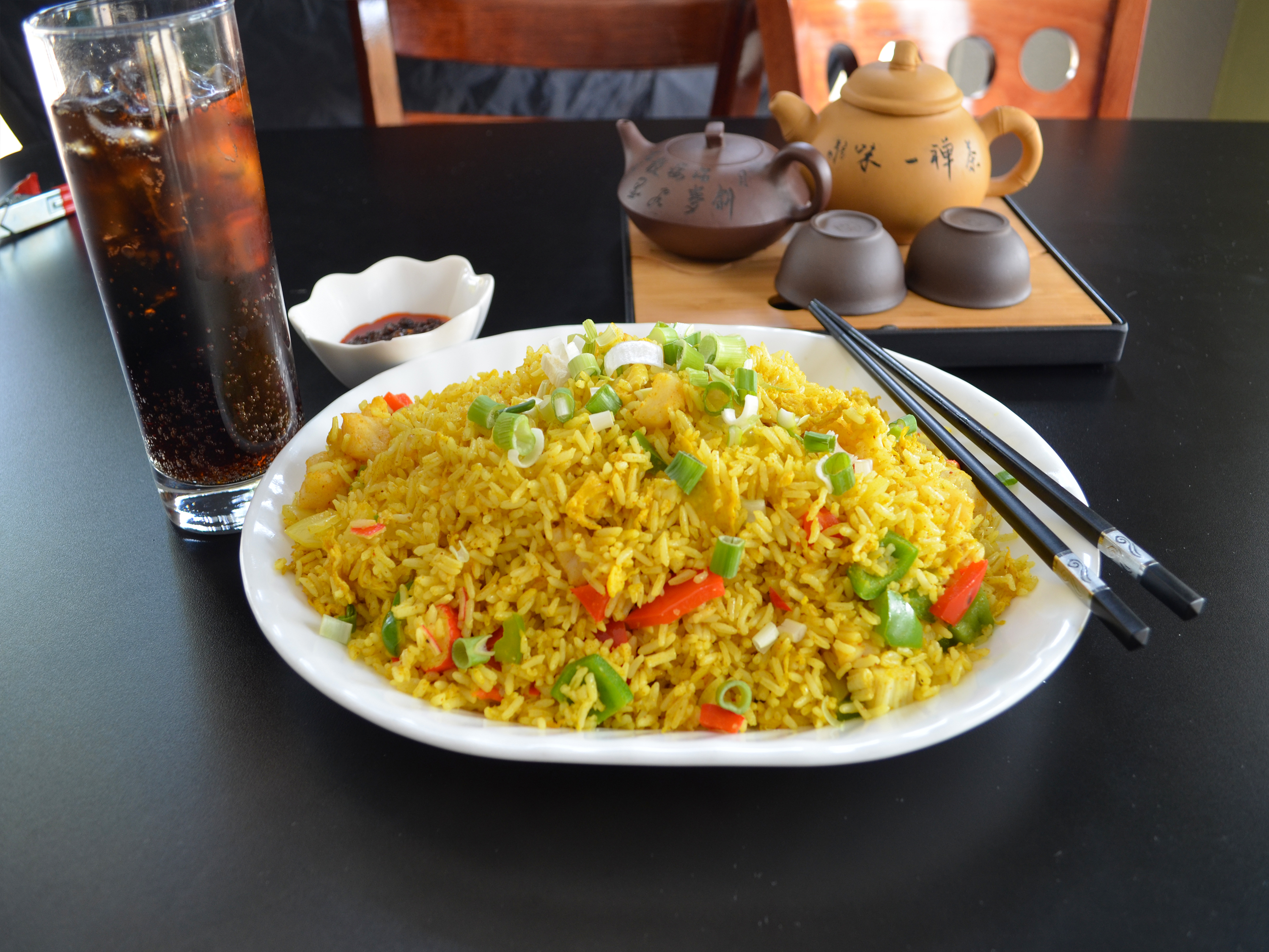 Order Pineapple seafood fried rice food online from Beijing Cafe store, Rancho Cordova on bringmethat.com